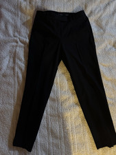 THE LIMITED Women's Slim Ankle Black Polyester Rayon Spandex Dress Pants