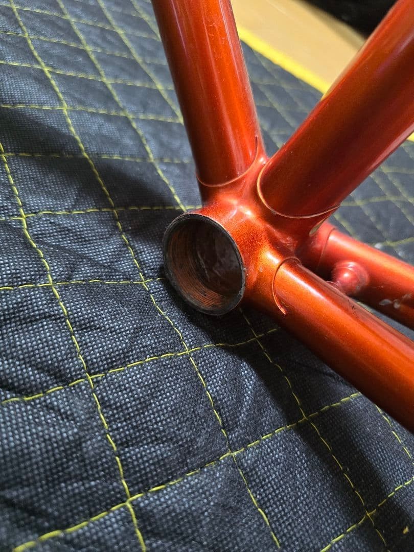 YANAGISAWA NJS Keirin Track Frame Set Chromoly Rare Size 565 From