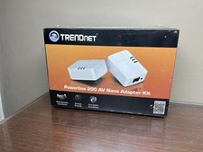Trendnet Powerline 200 AV Nano Adapter Kit TPL-308E2K/A - NEW Sealed -