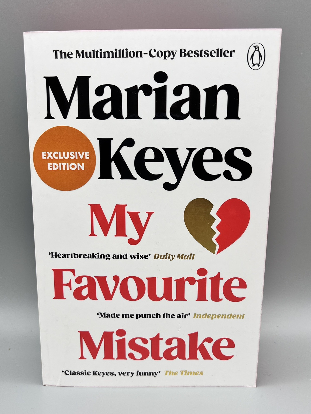 My Favourite Mistake By Marian Keyes Exclusive Sprayed Edge 1st Edition PB