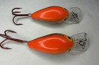 2 Storm Wiggle Wart Orange And Silver Fishing Lures Crankbaits — photo 3