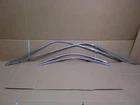JAGUAR / DAIMLER S2 XJC COUPE GUTTER CHROME SET OF 4 FOR REFURBISHING