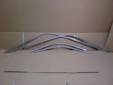JAGUAR / DAIMLER S2 XJC COUPE GUTTER CHROME SET OF 4 FOR REFURBISHING