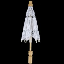 ABridal Umbrella Lace Cotton Embroidery Handmade Parasol Umbrella Wedding