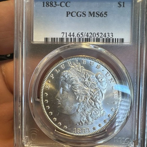 1883-CC Carson City Morgan Silver PCGS MS 65