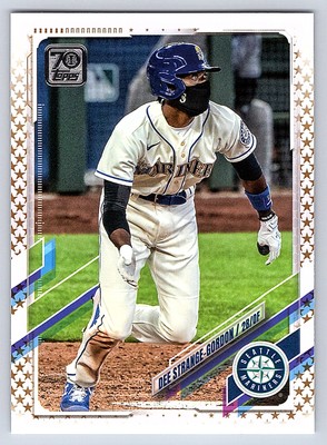 2021 Topps Factory Set Gold Stars # 119 - Dee Strange-Gordon - Seattle Mariners