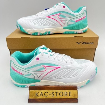 Mizuno Wave Medal 8 Table Tennis White Pink 81GA258202 Men's tom01