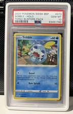 Sobble SWSH073 PROMO PSA 10 LOW POP 72 on eBay