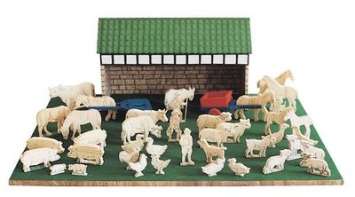 Bauernhof Figuren und Tiere