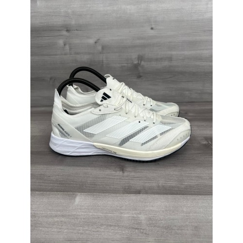 adidas Adizero Adios 7 White GY2587 - UK4.5 EU37.33 - Very Good Condition - Picture 2 of 8
