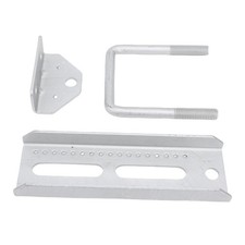 4 Sets 8in Boat Trailer Bunk Brackets Galvanized Top Bracket Kit For
