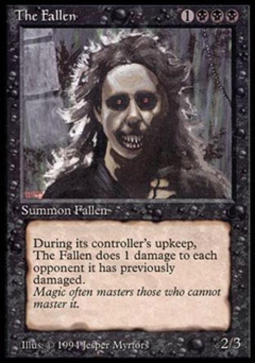 MTG English The Fallen NM Normal The Dark