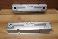 Mickey Thompson Valve Covers Small Block Chevy 327 Finned Aluminum Vintage Mt Mickey Thompson Valve Covers Small Block Chevy 327 Finned Aluminum Vintage Mt
