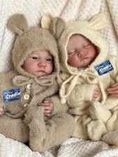 Soft Baby Doll Handmade Sleeping Birthday 49CM Lifelike Gifts Reborn Cloth Body