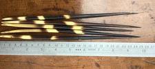 BUNDLE OF 5 PORCUPINE QUILLS 9"-10" -  WITH IMPERFECTIONS Bundle No. 2