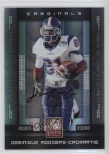 2008 Donruss Elite Turn of the Century Dominique Rodgers-Cromartie Auto 16vd