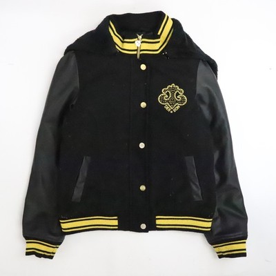Dereon Wool Varsity Jacket Womens Size XL Y2K