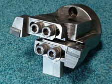 DeVlieg Twin-Bore MTP-75-1287 Microbore Adjustable 4" Boring Head 2.5" Connector