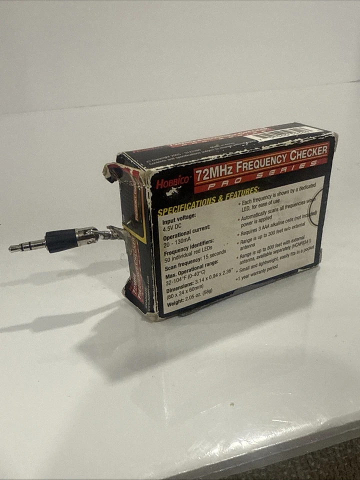 Comprobador de frecuencia Hobbico 75mhz + Antena Foto 4 de 4