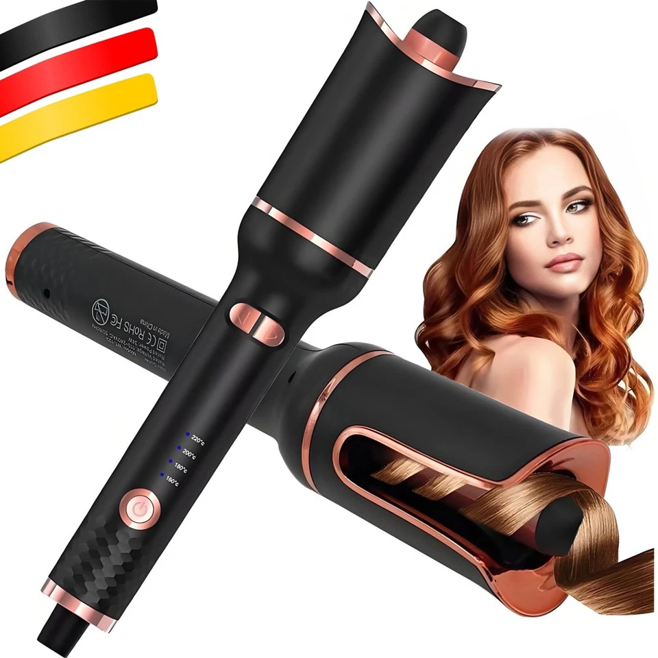 Lockenstab Automatisch,Große Lockenstab Locken mit 4 Einstellbare Temperatur DE - Bild 4 von 4