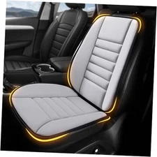 Car Seat Cushion for Driving 1.2" Auto with Front Back Cushion & Seat Grey