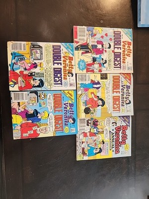 Betty and Veronica Digest #18, #24, #28, #30 and Annual #6