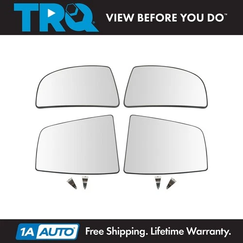 TRQ Mirror Glass Set Fits 2015-2019 Ford Transit-150 250 350 350 HD