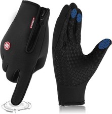 -10  Waterproof Windproof Touch Screen Warm Winter Gloves for Cold Weather Men