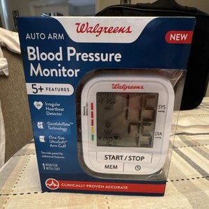 Walgreens Auto Arm Blood Pressure Monitor WGNBPA-220 Irregular Heartbeat