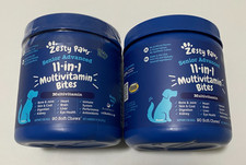 2x Zesty Paws Senior Advanced 11-In-1 Multivitamin Bites, 180 Total, New, Sealed