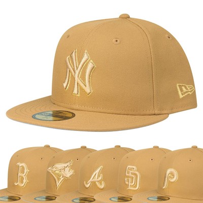 New Era 59Fifty Fitted Cap - MLB TEAMS panama tan / gold