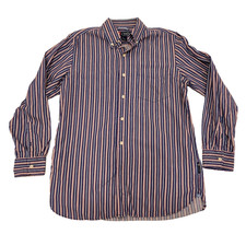 CHAPS Shirt Men's Small Ralph Lauren Colorful Striped Button Down LS