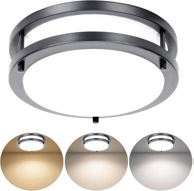 36W Dimmable LED Flush Mount Ceiling Light Fixture, Kitchen Light Fixtures, 1...