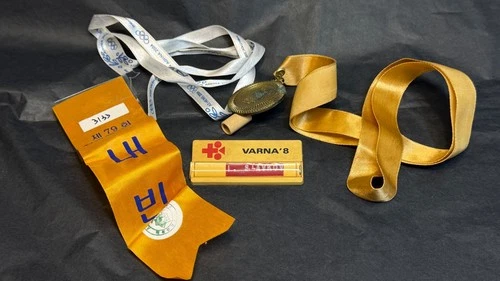 Lot of Vintage Olympic and Sport Memorabilia items an Important Historical Owner - product listing photo
