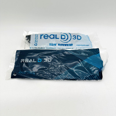 2x Pair Real D 3D Adult Kids Glasses Eyewear Home Theater Movie Theater TVs