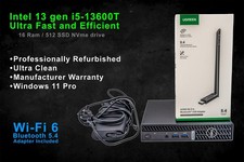 Dell OptiPlex Micro PC 7010 i5-13600T 16GB 512GB SSD Win11 Warranty WiFi BT dong