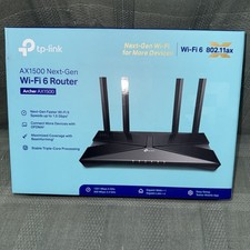 TP-LINK Archer AX1500 1.5 Gbps Wi-Fi 6 Dual-Band Wireless Router - Open Box