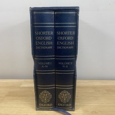 Shorter Oxford English Dictionary 2 Vol. Delu...