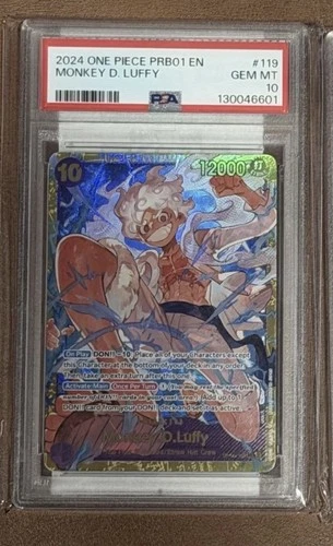 One Piece Monkey D. Luffy PRB01 SEC OP05-119 PSA 10
