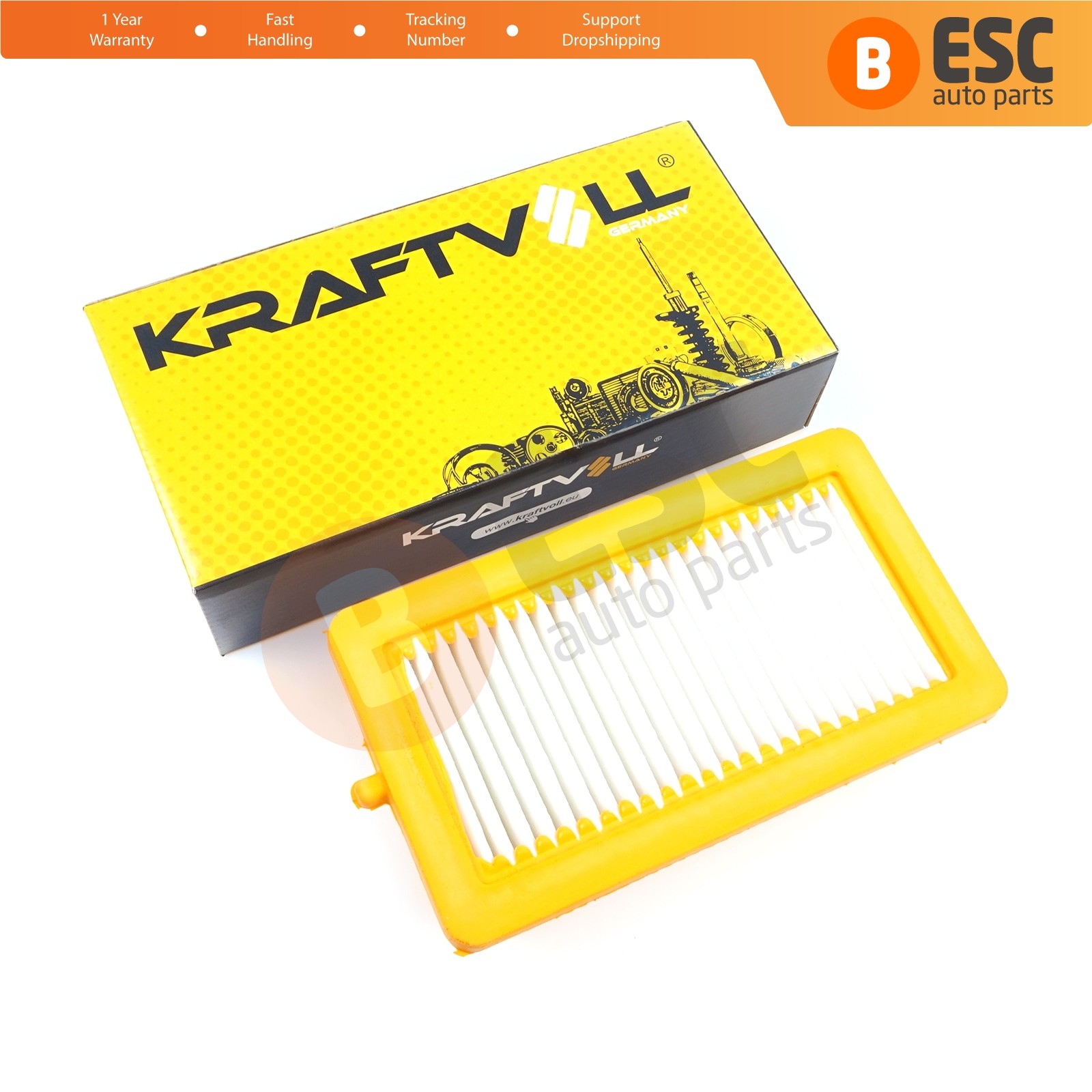 Air Insert Filter KRAFTVOLL 06010332 for Renault Arkana MK1 Clio MK5 Captur MK2