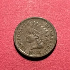 (1) Beautiful Antique 1882 Indian Head Cent/Penny XF-EXTRA FINE