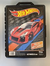 Hot Wheels Lot of 42 Toy Cars Collectors Case