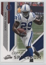 2009 Playoff Absolute Memorabilia Spectrum Black 22/50 Joseph Addai #42 fm0