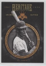 2016 Panini Diamond Kings Heritage Collection Lou Brock #HC19 HOF 0b3