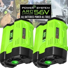 1~2pack For EGO 56V 5.0Ah 56 Volt BA1400 POWER Lithium Ion Battery BA2240 BA1120