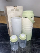 LUCKBEE 24H Portable Breast Milk Cooler with LCD Display – Insulated Milk Sto
