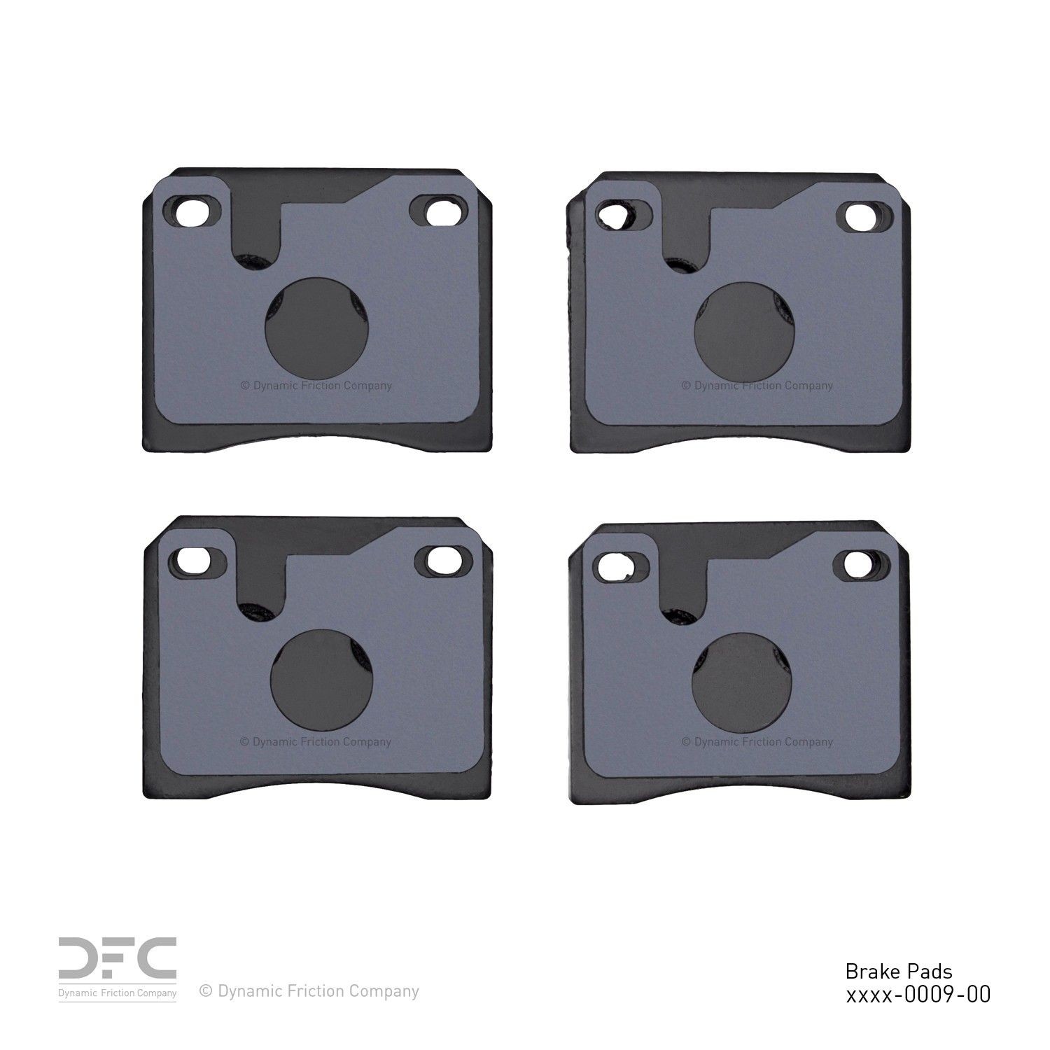 Dynamic Friction 1551-0009-00 DFC 5000 Advanced Brake Pads - Low Metallic