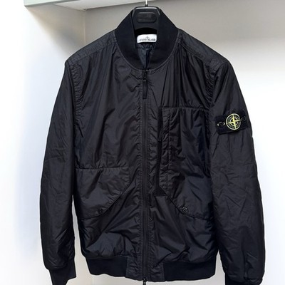 Stone Island Bomber Jacket Coat Men Medium Crinkle Reps R-NY Primaloft-TC ptp22 
