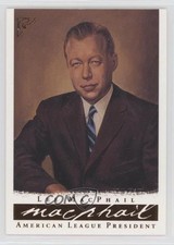 2003 Gallery Hall of Fame Edition Lee MacPhail (Blue Tie Brown Background) 02vq