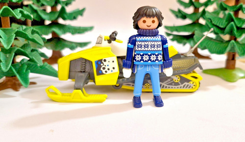 Playmobil - la moto-neige avec